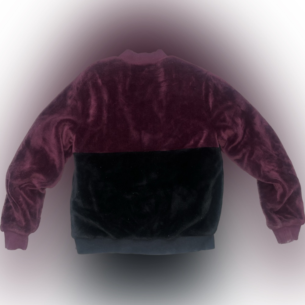 NWT Adidas Fleece Clrdo Track Top Jacket Coat 🌵small - Picture 3 of 6